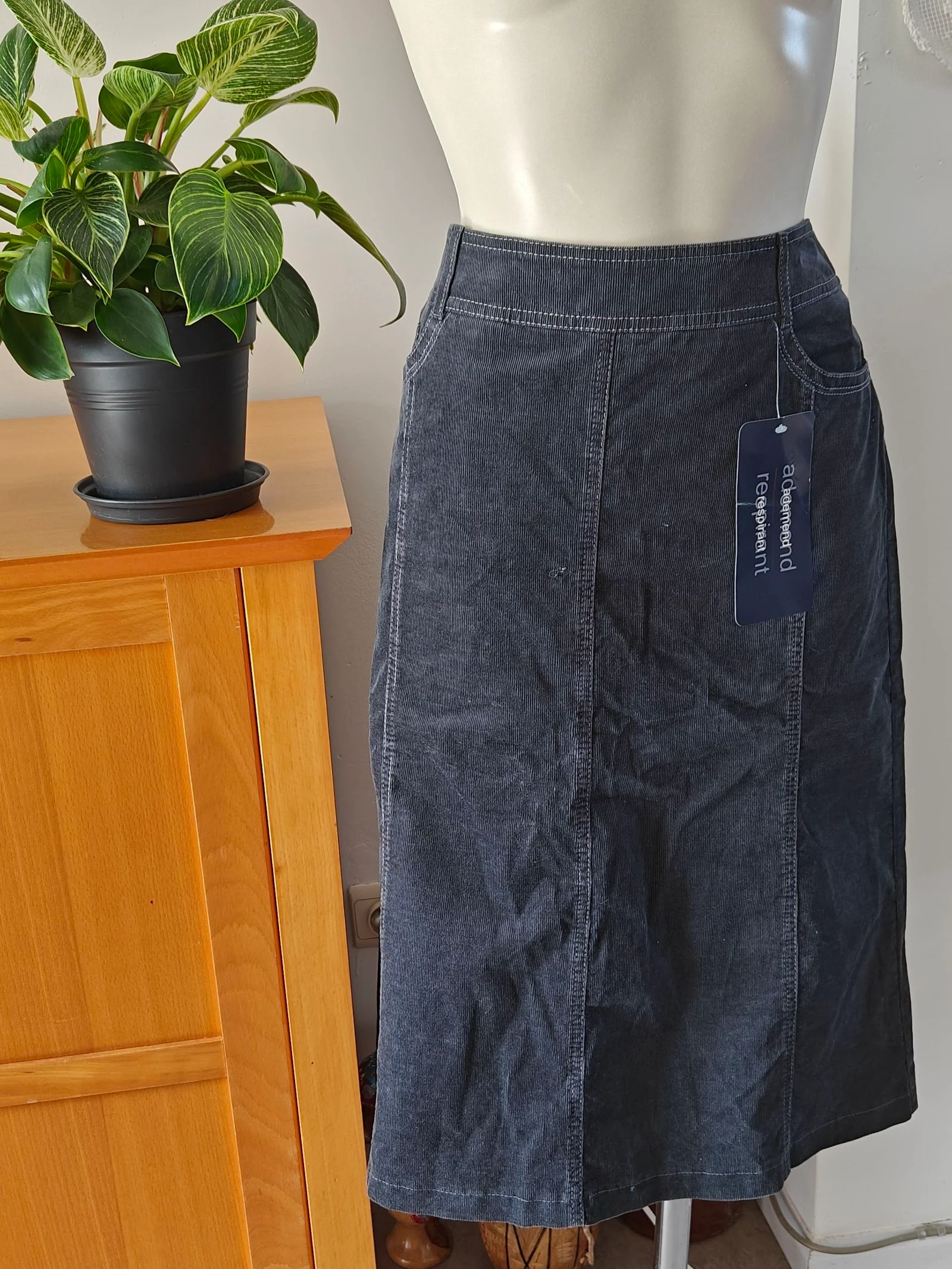 Gerry Weber Corduroy Rok - Donkerblauw - Nieuw met kaartje